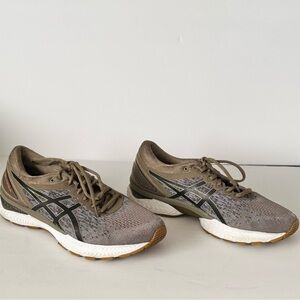 ASICS Women’s Gel-Nimbus 22 Knit Running Shoes in Piedmont Grey‎ Mako Blue Sz9